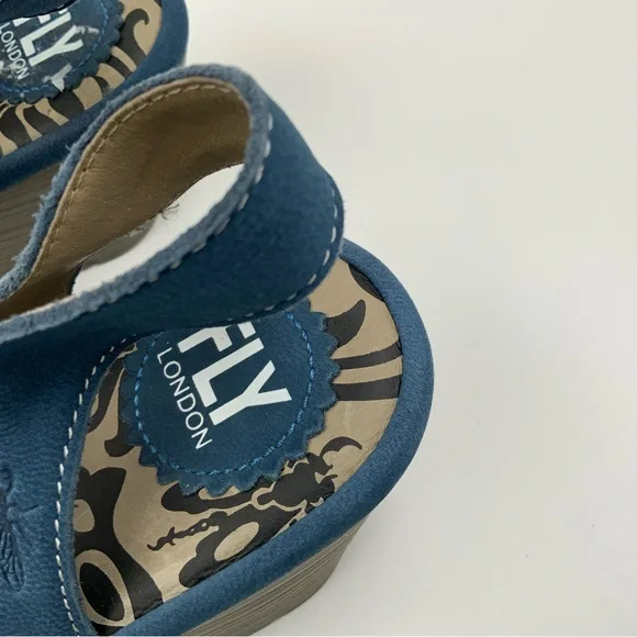 Fly London Wome 118Fly Blue Leather. Size 42. - Picture 5 of 9